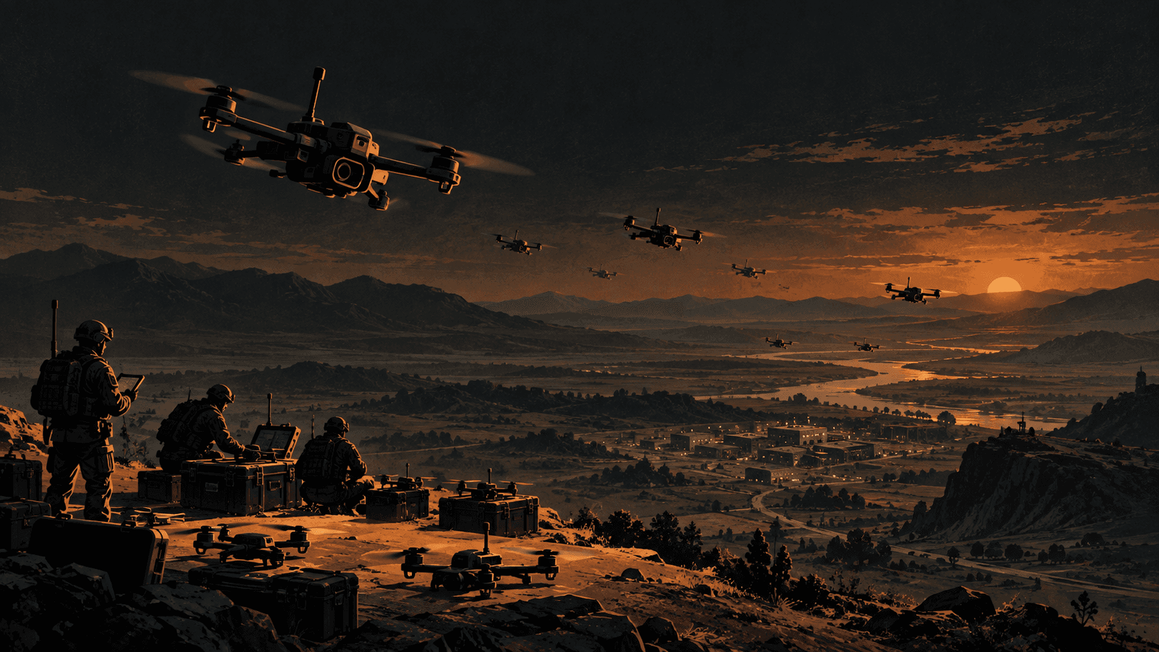 Avcorp unmanned aerial system deployment visual