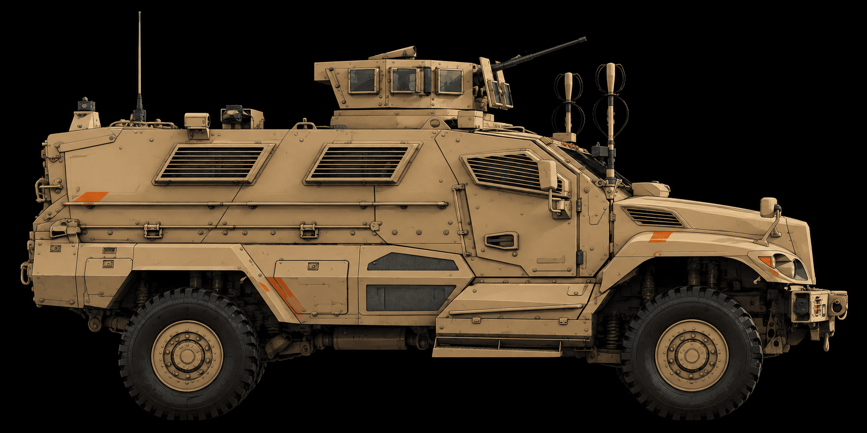 Armoured vehicle used in the drone warfare cost comparison